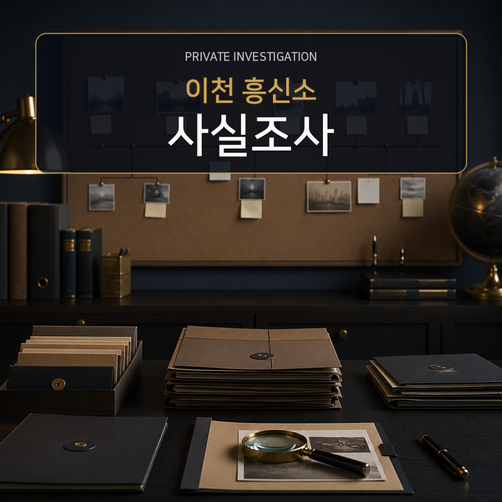 이천 사실관계 조사 전문 흥신소