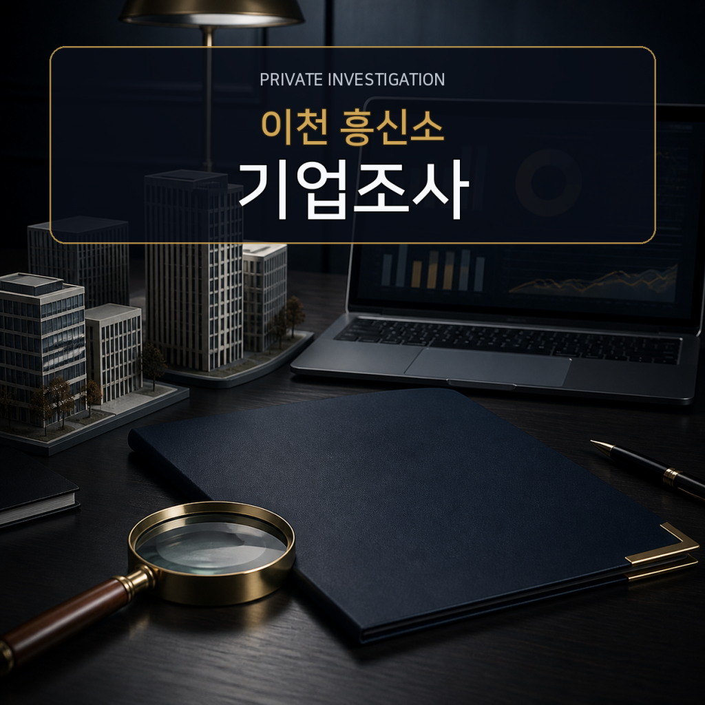 이천 기업·거래처 조사 전문 흥신소